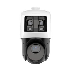 Halo- 8MP Active Deterrence Panoramic + PTZ IP Camera- HL-PM8C4MWG25X-P