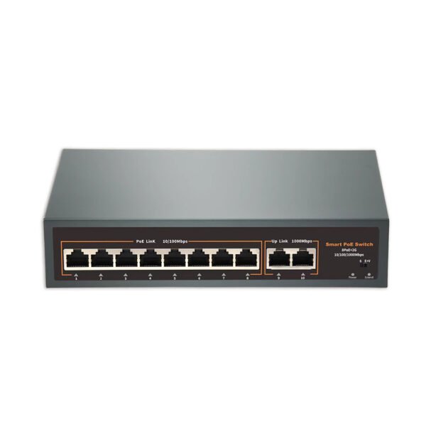 Hurricane PoE Switch 8CH HS-HT82GA