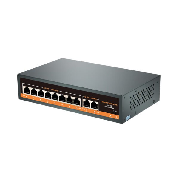 Hurricane PoE Switch 8CH HT812 - Image 2