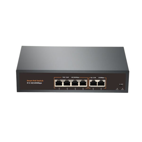 Hurricane PoE Switch 4CH AC100V~240V