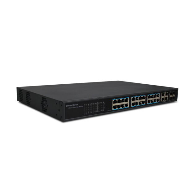 Hurricane PoE Switch 24-PORT 10/100M 4-PORT 10/100/1000M WAN - Image 5